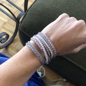 Swarovski Slake Purple Crystal Wrap Bracelet